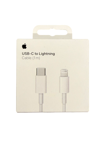 כבל מקורי Apple USB-C to Lightning באורך 1 מטר לטעינה וסנכרון
