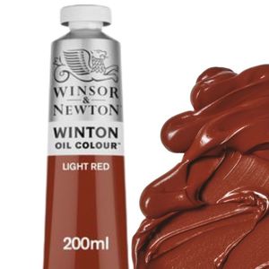 צבע שמן 200 מ"ל Winton Oil Colour Light Red 593