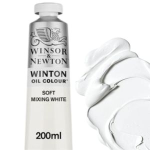 צבע שמן 200 מ"ל Winton Oil Colour Mixing White 018
