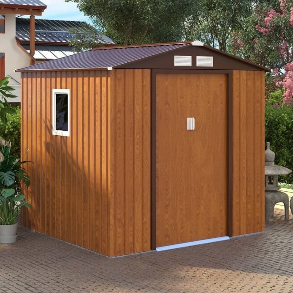 מחסן מתכת פרמיום דגם 2.77X1.91 Garden  W96