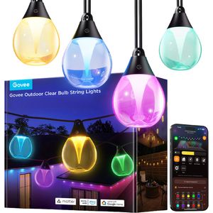 תאורת חוץ חכמה Govee RGBICW Outdoor String Lights דגם H7025