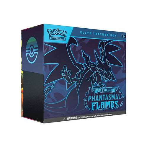 קופסת Elite Trainer Box פוקימון Mega Evolution ME02: Phantasmal Flames – Pokémon TCG ETB