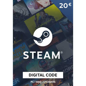 כרטיס מתנה דיגיטלי Steam 20€ – Gift Card