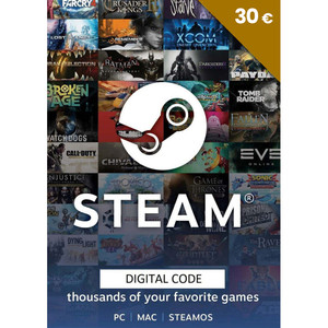 כרטיס מתנה דיגיטלי Steam 30€ – Gift Card