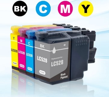 סט דיו מקורי שלם Brother LC528