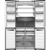 מקרר 4 דלתות מקפיא תחתון 502 ליטר נטו Electra EL5070DI קו אפס עם ארונות מטבח - גימור נירוסטה מושחרת אחריות ע"י היבואן הרשמי