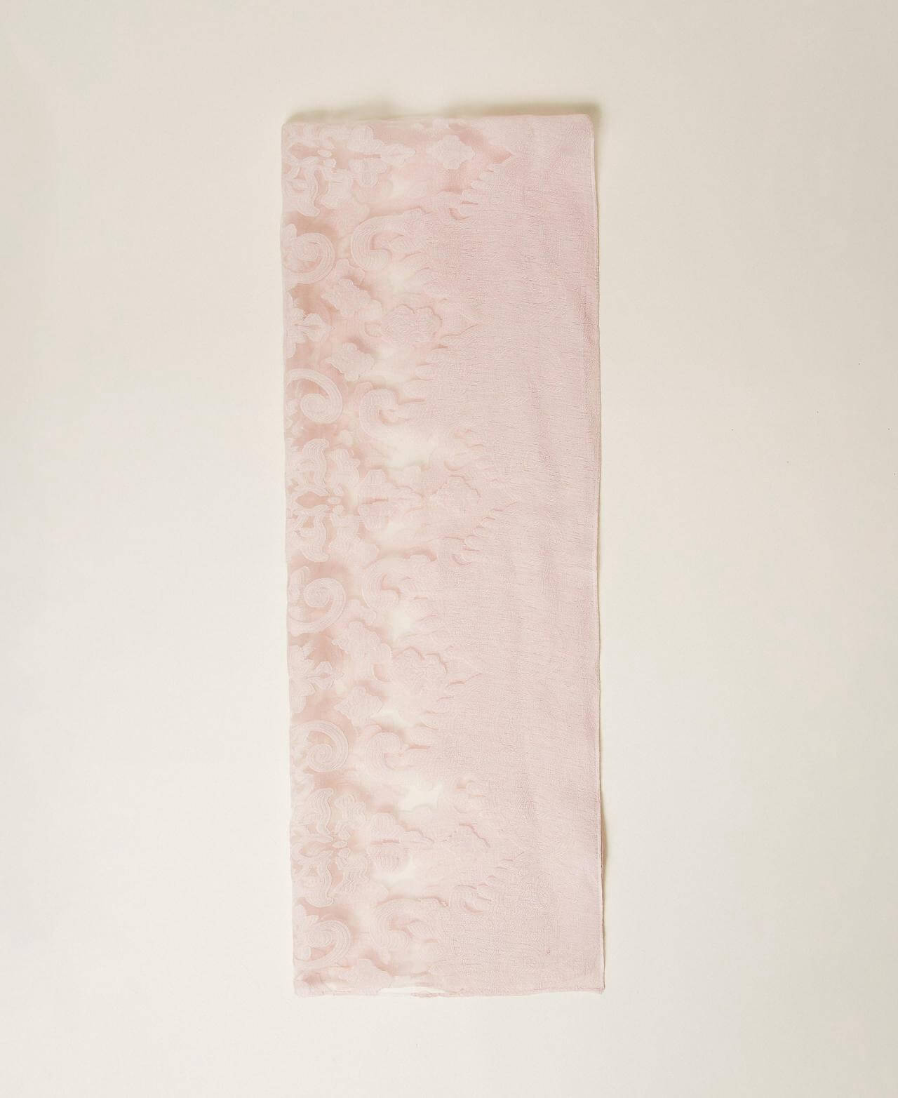 Inlaid lace stole