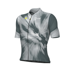חולצת רכיבה קצר לרכיבת אופניים לגברים  ALE PRIME MESH JERSEY CUT IN SLEEVE ירוק עמוק  אריג רשת דקה ומאווררת שרוולים ארגונומיים עד מעל למרפק