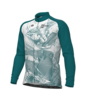 חולצה ארוכה לרכיבת אופניים לגברים ALE PRIME LONG SLEEVE JERSEY ירוק-לבן מחממת ומנדפת