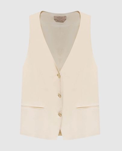WOVEN GILET