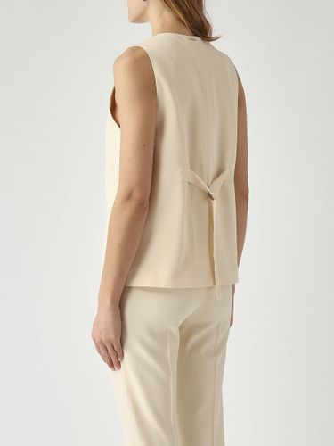 WOVEN GILET