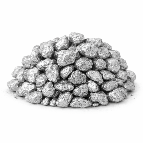 אבנים צבע כסף