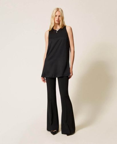 Satin tunic
