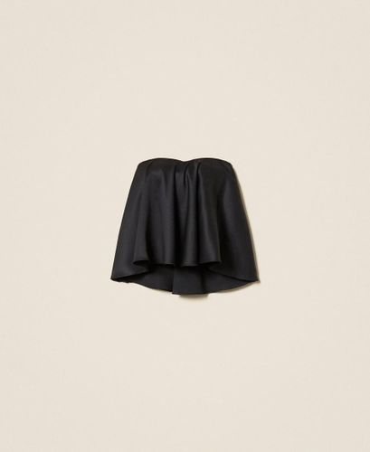 Satin bustier top