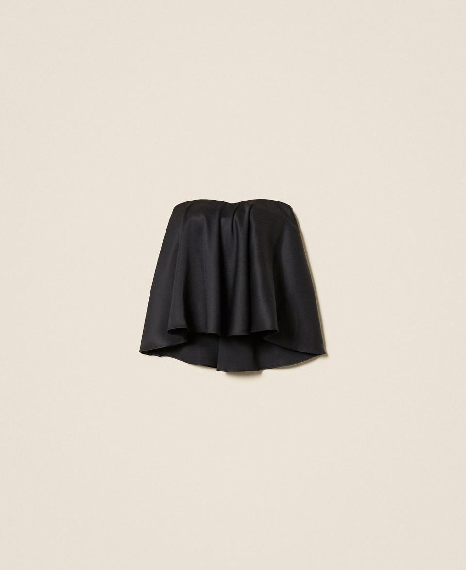 Satin bustier top
