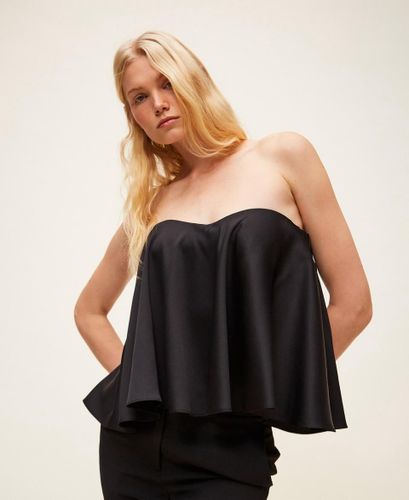 Satin bustier top