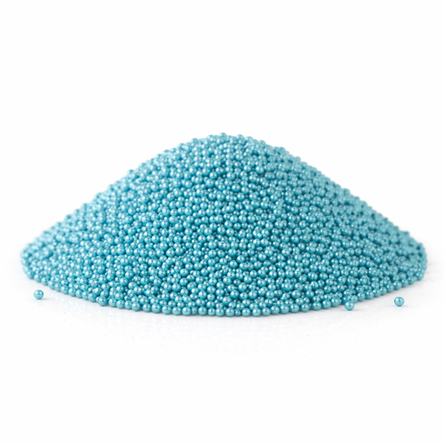 סוכר נץ נץ כחול מטאלי (טורקיז) – (בד