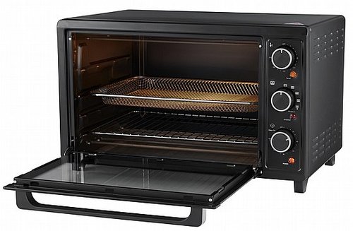 טוסטר אובן 50 ליטר סאוטר דגם TOS5050 כולל טורבו +‎ תוכנית שבת דלת זכוכית כפולה כשרות מהודרת