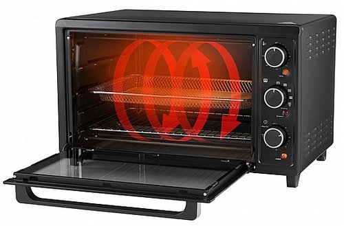 טוסטר אובן 50 ליטר סאוטר דגם TOS5050 כולל טורבו +‎ תוכנית שבת דלת זכוכית כפולה כשרות מהודרת