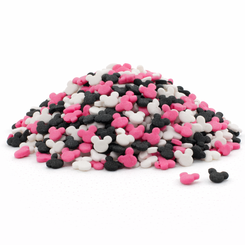 סוכריות מיני מאוס שחור ורוד לבן