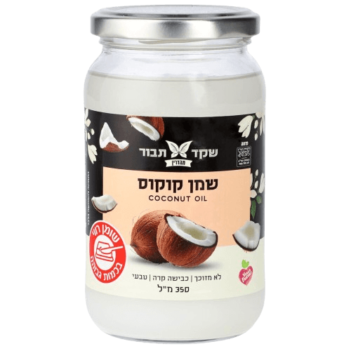 שמן קוקוס שקד תבור 350 מ"ל