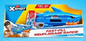 XSHOT - מילוי מהיר של רובה מים כריש