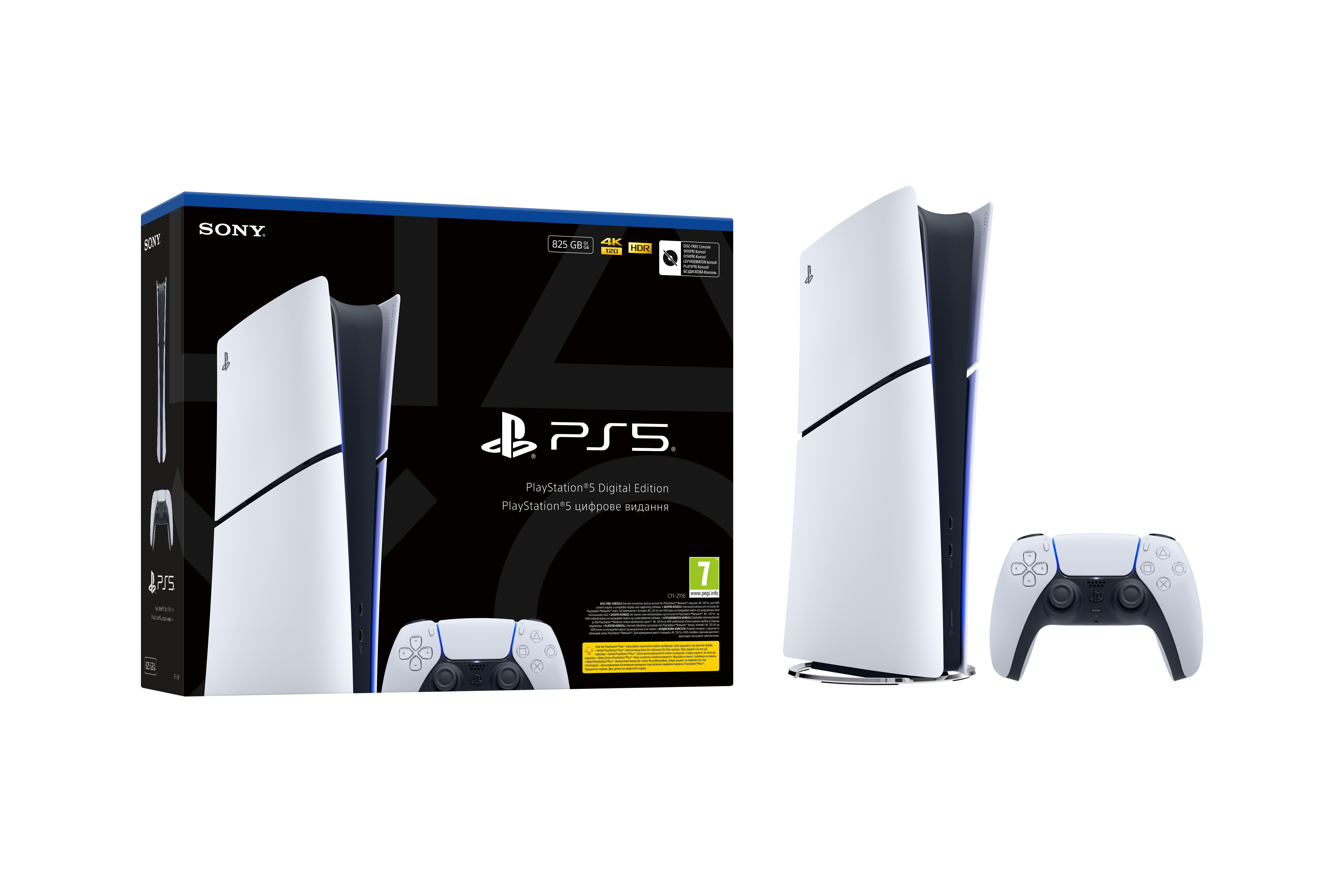 Sony PlayStation 5 Slim 825GB Digital Edition CFI-2116B סוני