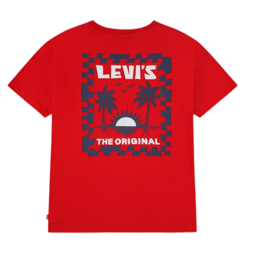 חולצה LEVIS מידות 4-16 לילדים בגוון אדום