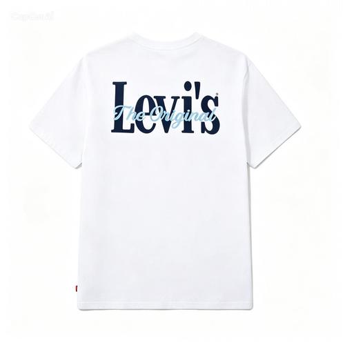 חולצה LEVIS מידות 4-16 לילדים בגוון לבן קלאסי