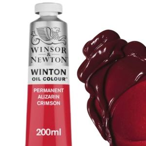 צבע שמן 200 מ"ל Winton Oil Colour Permanent Alizarin Crimson 468