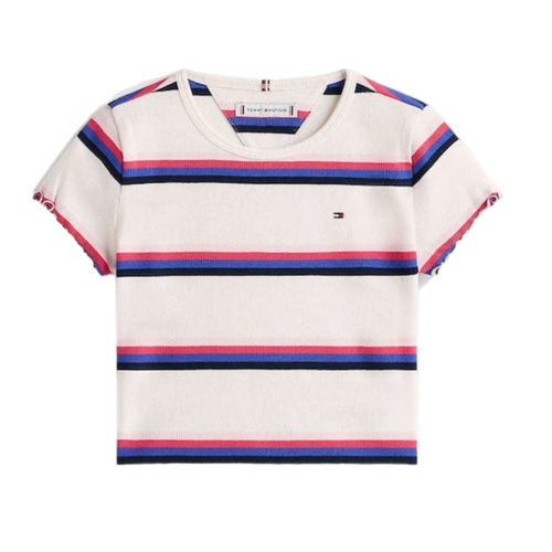 חולצה TOMMY HILFIGER ריב מידות 2-16 לילדים