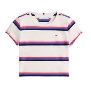 חולצה TOMMY HILFIGER ריב מידות 2-16 לילדים
