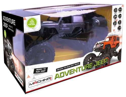 Adventure Jeep – רכב שטח עוצמתי על שלט רחוק, מדמה סילון (מגוון עיצובים)