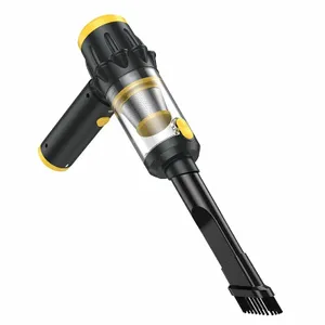 שואב אבק לרכב אלחוטי חזק 120W עם מסנן HEPA – קומפקטי, נייד ורב שימושי