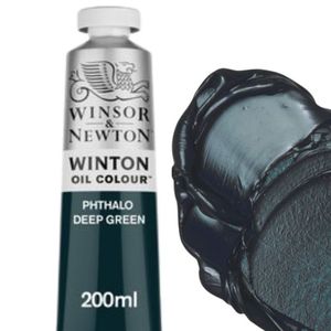 צבע שמן 200 מ"ל Winton Oil Colour Phthalo Deep Green 048