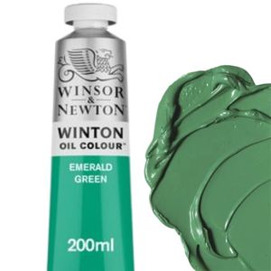 צבע שמן 200 מ"ל Winton Oil Colour Emerald Green 241