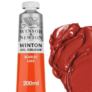 צבע שמן 200 מ"ל Winton Oil Colour Scarlet Lake 603