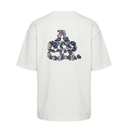 חולצה BALR מידות XS-XXL לגברים בגוון לבן עם סמל כחול