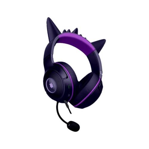 אוזניות גיימינג חוטיות דגם Kraken Kitty V2 Gengar Edition מב
