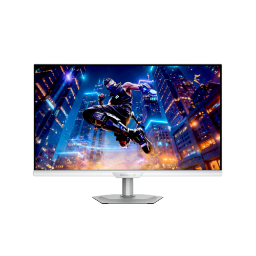 מסך גיימינג לבן Gigabyte M27UP 4K SS IPS 160Hz 1MS HDR USB HUB