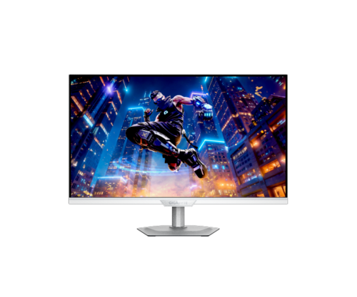 מסך גיימינג לבן Gigabyte M27UP 4K SS IPS 160Hz 1MS HDR USB HUB