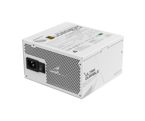 ספק כוח לבן Gigabyte UD850GM PG5 ICE 850W 80 Plus Gold ATX 3.1