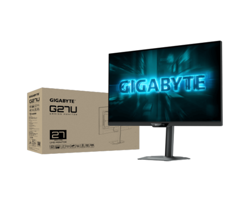 מסך גיימינג Gigabyte G27UP 4K SS IPS 160HZ 320HZ 1Ms Pivot HDR400