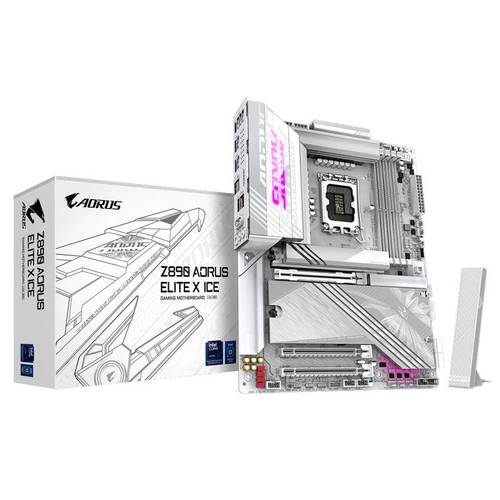 Gigabyte לוח לאינטל דור 15 Gigabyte Z890 AORUS ELITE X ICE ATX LGA185
