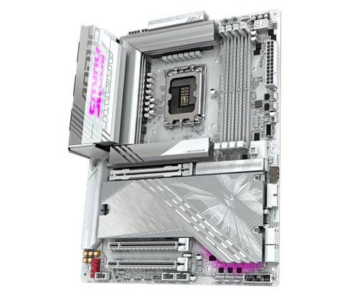 לוח לאינטל דור 15 Gigabyte Z890 AORUS ELITE X ICE ATX LGA185 - מבט קרוב