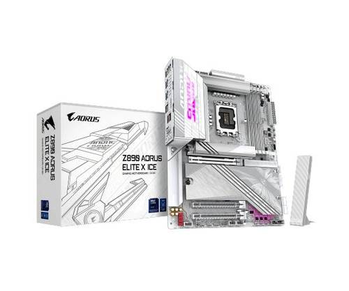 לוח לאינטל דור 15 Gigabyte Z890 AORUS ELITE X ICE ATX LGA185 - תמונה 5