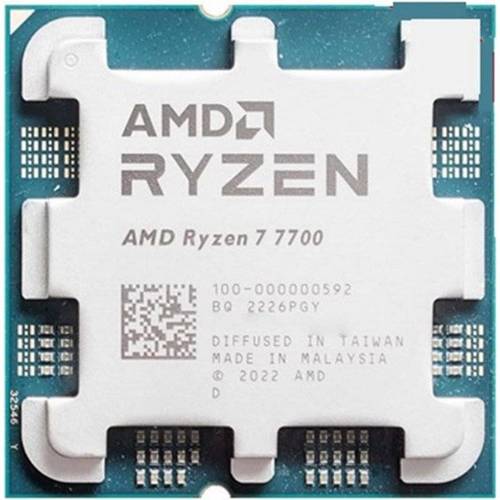 AMD מעבד AMD Ryzen 7 7700 Tray Gaming Processor PCIE 5.0 AM5 105