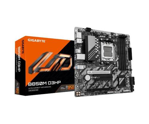 לוח אם GIGABYTE B850M D3HP MICRO-ATX DDR5 AM5 1GB LAN - ₪663 - זווית נוספת