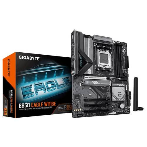 Gigabyte לוח אם GIGABYTE B850 EAGLE WIFI6E DDR5 AM5 BT 2.5GBE LAN - ₪