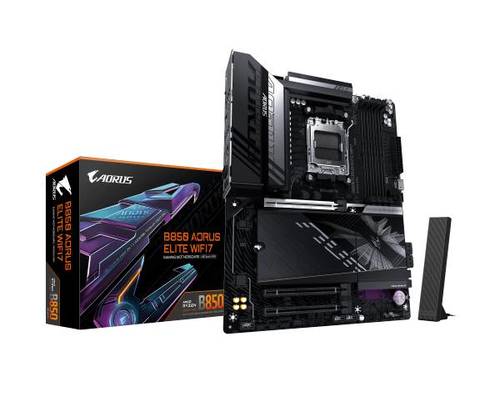לוח אם GIGABYTE B850 AORUS ELITE WIFI7 ATX DDR5 AM5 BT 2.5GB - מבט קרוב